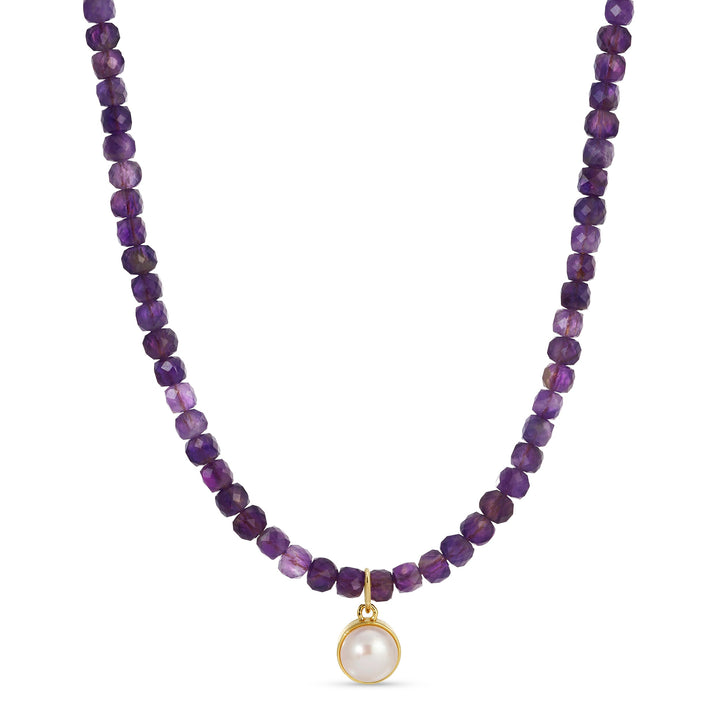 Candace Necklace in Amethyst